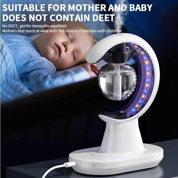 FITTO 3-in-1 Electric Mosquito Killer Lamp – Humidifier & LED Night Light