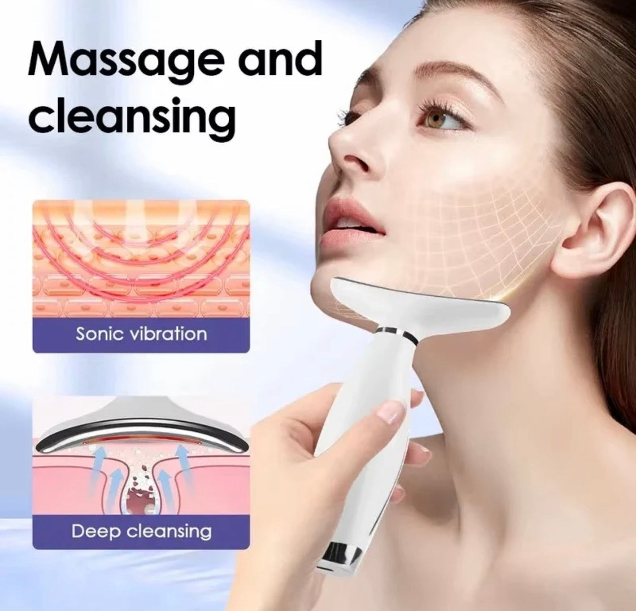 LED EMS Face & Neck Lifting Massager