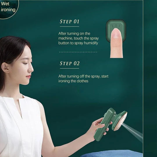 Portable Mini Steam Iron, Travel Mini Machine