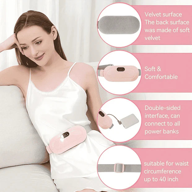 Menstrual Period Heating Pad for Cramps Massager